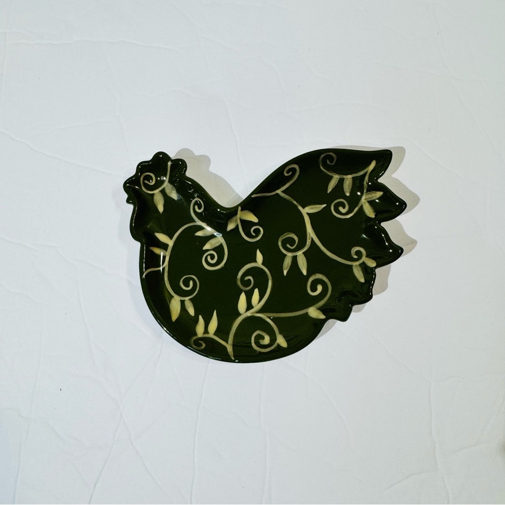 Cracker Barrel Elegant Rooster by Susan Winget Spoon Rest